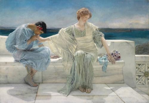Toile Lawrence Alma Tadema peinture salon moderne pour créer une ambiance élégante