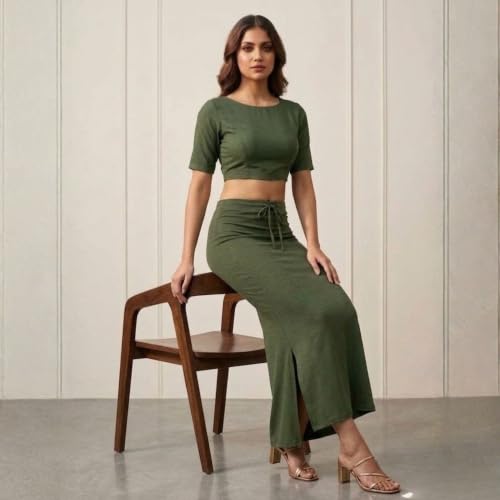 Image of Women's Saree Shapewear - Slim Fit Stretchable Petticoat for Sarees | Comfortable Waistband | Body Shaping Underskirt