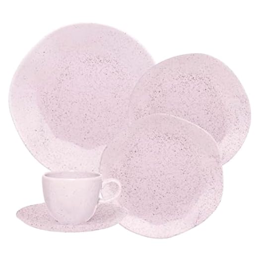 Aparelho de Jantar e Chá 20 peças Ryo Pink Sand - TB