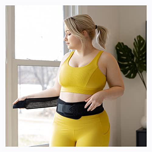 Image of BraceAbility Sacroiliac Joint Belt - SI Lower Back Relief Brace for Sciatica, Pinched Sciatic Nerve, Herniated Disc Treatment, Pregnancy Postpartum Hip Flexor, Bursitis and Arthritis Pain (One Size)