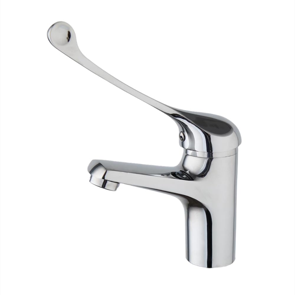 Robinet de lavabo médical en laiton robuste monté sur le pont