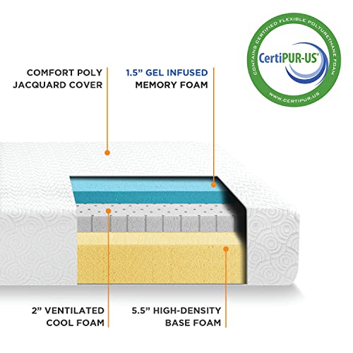 Best Price Mattress 9 Inch Signature Gel Memory Foam Mattress, Cooling Gel Infusion, Full,White #TOP7