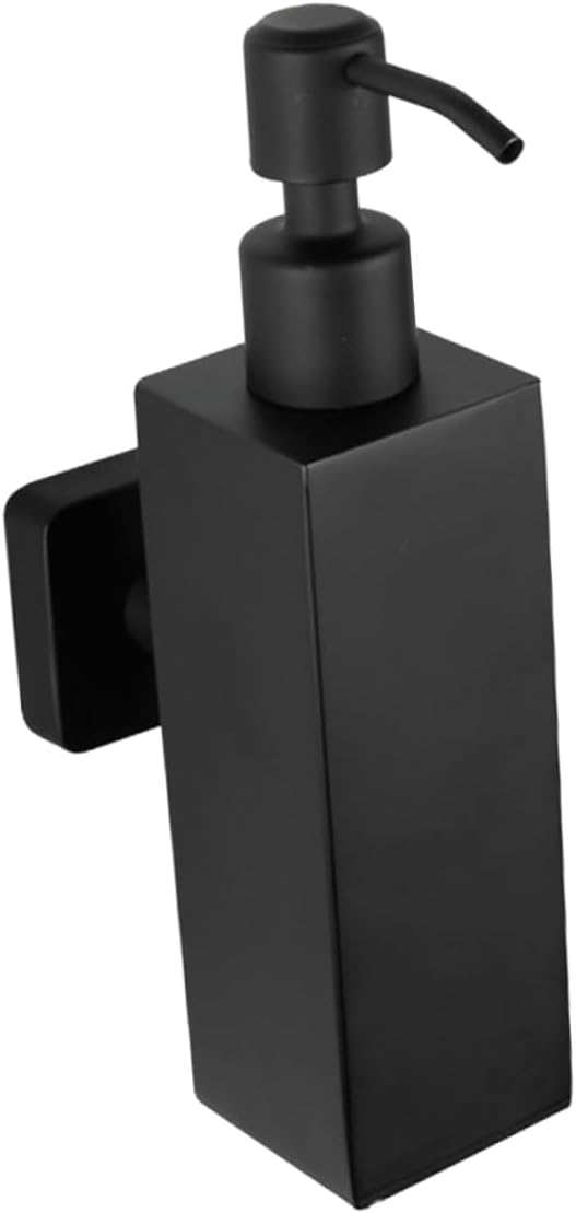 Stainless Steel Wall Mounted Soap Dispenser Pump Liquid Lotion Dispenser for Bathroom Kitchen Easy to Refill Design