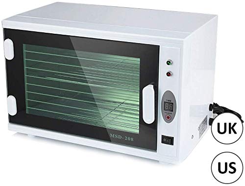 8L UV Ligero Esterilizador Gabinete con Minutero Y LED Monitor Desinfección Caja Manicura Uñas Herramienta Facial Piel Belleza Salón Equipo