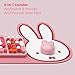 Miffy 104-Key Wireless Keyboard & Mouse Combo with Large Pink Desk Pad - Ergonomic Computer Accessories for Office/Home, Cute Kawaii Design - Pink