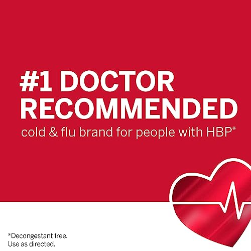 Coricidin Hbp, Decongestant-Free Cold Symptom Relief For People With High Blood Pressure, Maximum Strength, Flu & Chest Congestion Liquid Gels, 24 Count #TOP2
