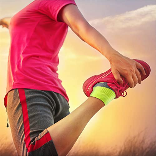 Quxiang Compression Socks For Women & Men Circulation (3/6/7 Pairs) Arch Support Low Cut Ankle Compression 15-20 Mmhg Is Best For Running Gym, Sports, Support, Flight Travel, Cycling (Multi 06,L/Xl) #TOP1