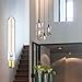 Duoled 7.3 Inch E26 Led Bulb 40 watt,Dimmable Tubular Bulb 4W,2700k Warm White Edison Bulbs,T10 Long Clear Glass Light Bulb for Rustic Pendant,Industrial Pipe,Wall Sconces,Chandeliers,6 Pack