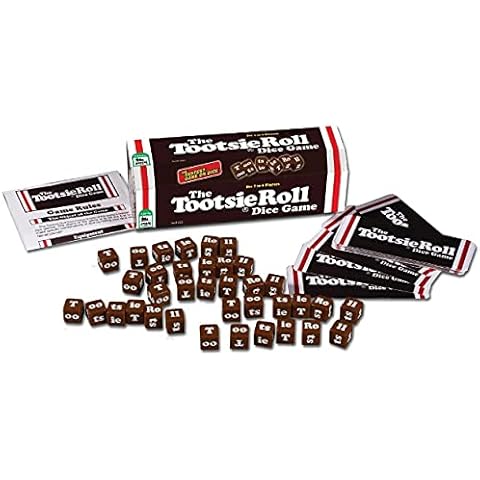 TDC Games Tootsie Roll Dice Game for Family Game Night, Family Games, Travel Games, Camping Games, Funny Games, Adult Games for Parties, Games for Adults and Family, Fun Dice Games for 2-6 Players Cover