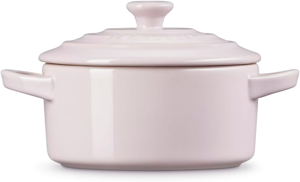 Le Creuset Stoneware Mini Round Cocotte, 8 oz., Shallot