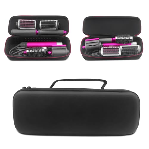 Hooshion Travel Carrying Case Compatible with Dyson Airwrap Styler Hair Curler, Hard Waterproof Carrying Case, Compatible with Dyson Hair Dryer, for Dyson Airwrap HS01 HS05