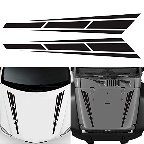 Elliot Jonah Racing Body Sticker,Racing Stripe Sticker Vinyl Truck Hood Sticker Front Sticker 4.5  x 31.5  