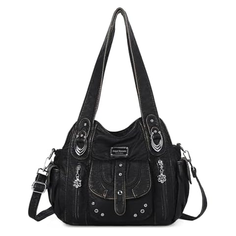Angel Barcelo Roomy Fashion Hobo Bag for Women Large Handbags and Purses for Women Brown Cover