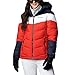 Produktbild Columbia Damen Abbott Peak Insulated Skijacke mit Kapuze, Bold Orange, Dark Nocturnal, White, M EU