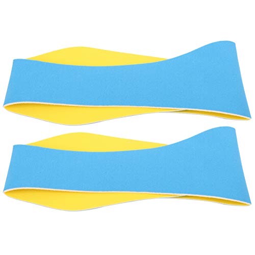 Ear Plugs For Swimming, 2pcs Ear Headband Yoga Hair Band Diving Ear Hair Band Swimming Ear Plugs For Men Ear Covers For Swimming For Sports (Blue)