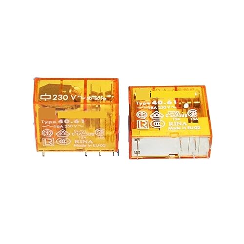 Relais électromagnétique 40.61 230VAC 16A haute capacité à 8 broches pour automatisme