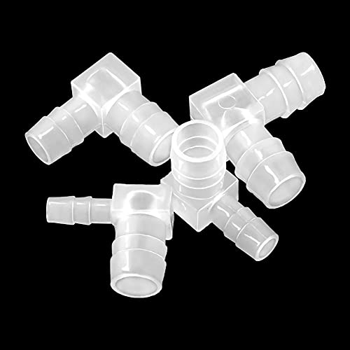 Anptght AWW-123101460 3/8 Inch To 1/4 Inch Hose Barb 90 Degree Elbow L Reducer Fitting, Barbed Joint Splicer Mender Adapter Union Adapter thumb #4