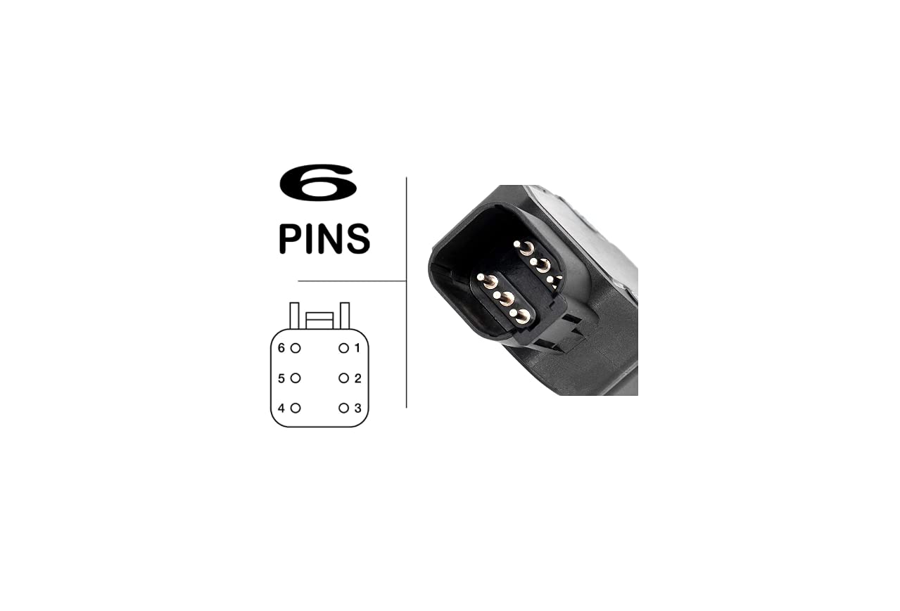 6-pin connector diagram for APPS sensor