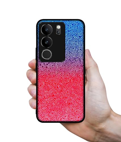 Image of Bubbles Design Premium 2D Printed Metal Back Case Cover for Vivo V29 5G / V29 Pro 5G