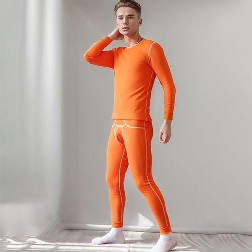 Pyjama homme long chaud d'une qualité supérieure en molleton