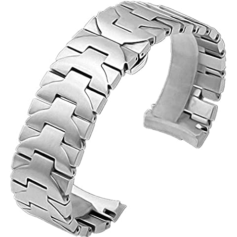 HEYOZURY 24mm Stainless Steel Watch Band Cover