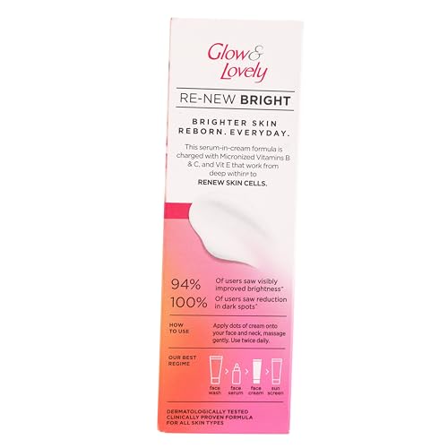 Image of Fair & Lovely Glow & Lovely Renew Bright Advanced Multivitamin Serum in Cream, 25gm