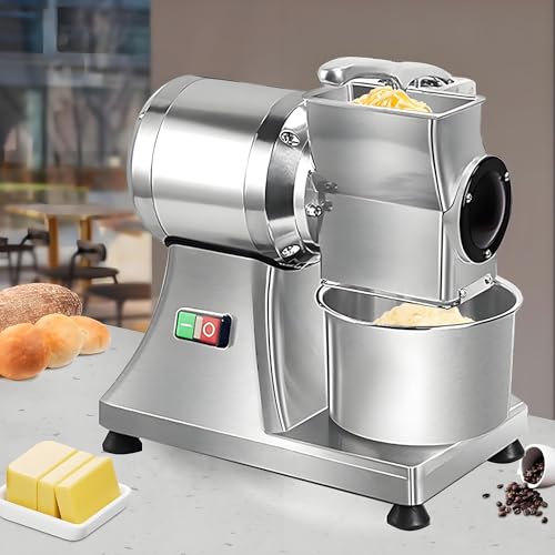 Máquina eléctrica ralladora de queso de acero inoxidable 550W miniatura 1