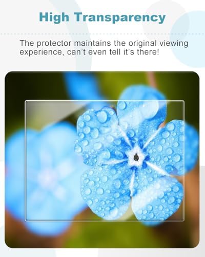 CDEFG 2Pcs 2026 RAV4 Screen Protector for 2026 Toyota RAV4 12.3-Inch Dash, for 2026 RAV4 (LE/XSE/SE/XLE Premium/Woodland/XSE/Limited) Accessories Nano Screen Cover HD Clear - 3
