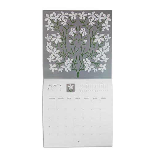 CALENDÁRIO 2024 TECA ANA LUIZA PAREDE FLORA