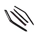 TuningPros Outside Mount Window Vent Visors Rain Guards Compatible with Land Range Rover Sport 2006-2013 | Side Window Wind Deflectors Rain Shields | Smoke Tinted, 4 Pcs Set, DGWV-521