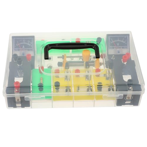 KONTONTY Kit Didattico Elettronico Fisica Per Scuole Medie, Scatola Sperimentale Elettrica Accessori, Strumenti Per Esperimenti Elettrici Professionali e Apprendimento Scientifico