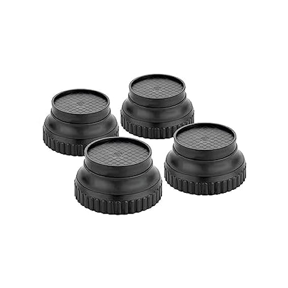 SR Multi-Purpose 4 Pieces Round Plastic Legs,Foot and Stand for Almirah, Wardrobe, Refrigerator, Sofa, Sleeping Bed, Dinning Table and Dressing Table (Black, Set of 1) (B0D4J3RCRY) Amazon Price History, Amazon Price Tracker