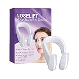 Moldeador de nariz de silicona, elevador de nariz para nariz ancha, nariz baja, nariz curva, nariz grande, embellecedor de nariz, pinza de nariz para mujeres y hombres