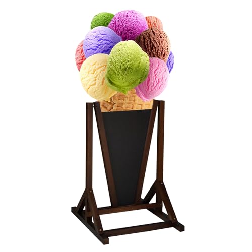 Ice Cream Scoops Ice Cream Sidewalk Chalkboard Sign