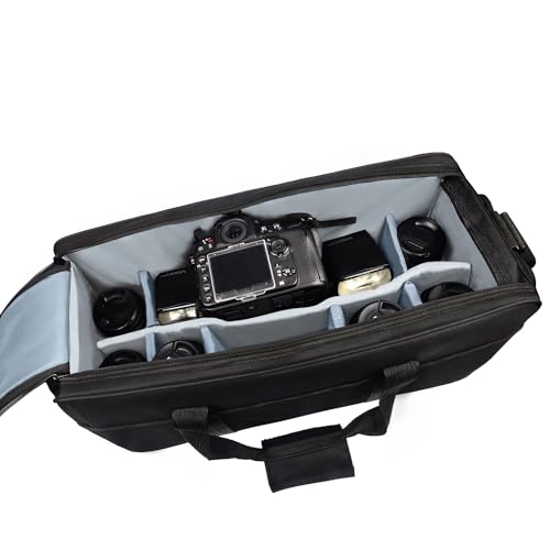 Bodyguard, Bolsa para cámara de Foto tamaño XXXL, Bolsa de Camara Grande, Bolsa para cámara de Fotos y Video, Bolsa Grande con división Interna Variable, 9 Compartimentos - imagen 4