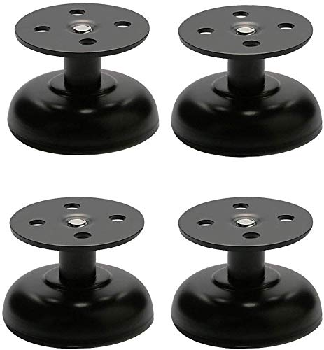 DBHZJ Metal Furniture Legs, 4cm Solid Cabinet Tv Cabinet Sofa Mat, Coffee Table Support Feet, With Screws, Strong Bearing Capacity, White/Black (4 Packs) Multiple sizes, Suitable for all furniture