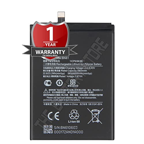 Image of Orignal BN61 Battery for Xiaomi Poco X3 - BN61 Battery with 1 Year Warranty*****