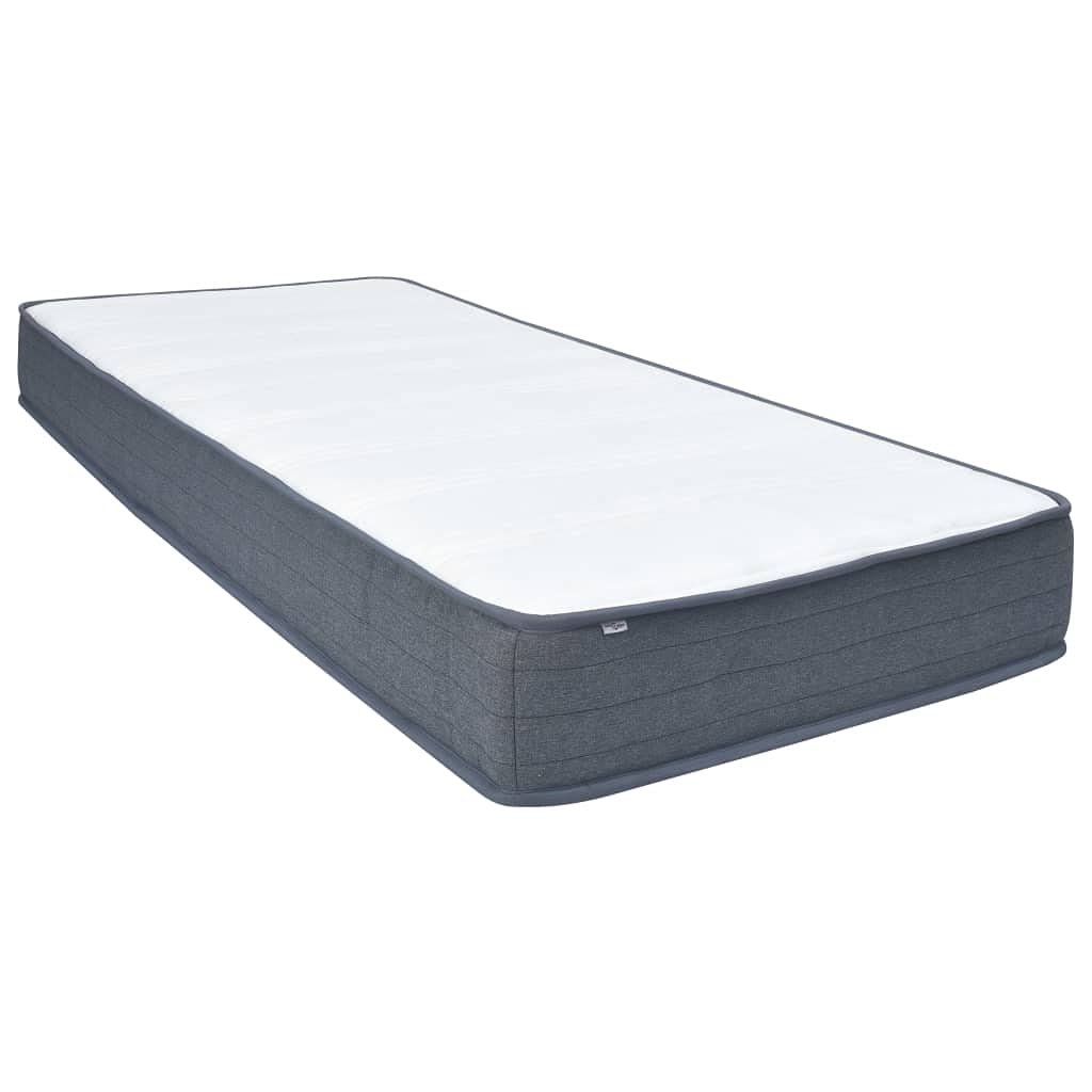 vidaXL Boxspringbett Matratze Mittel mit stoßdämpfenden Taschenfederkern Federkernmatratze Boxspringbettmatratze 200x100x20cm 100% Polyester
