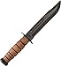 Ka-Bar Unisex – Erwachsene Kampfmesser, Silber, one Size