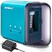 Colored Pencil Sharpener, Electric Battery Operated Pencil Sharpener for Colored Pencils(6-8mm), Fast Sharpen, 3 Settings, Portable Pencil Sharpener for Kids, AC/USB/AA Battery Operated with Adapter