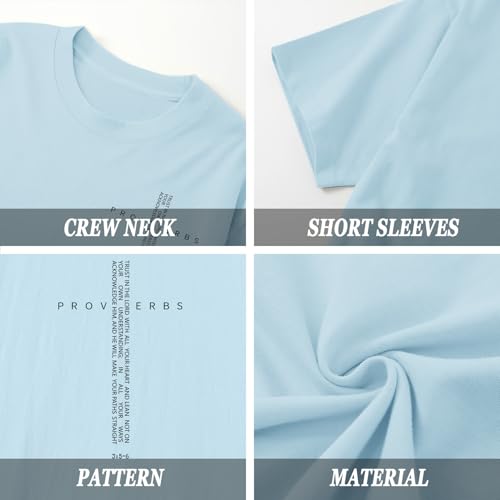 Image of Christian Shirts for Men Vintage Religious Cross Bible Verse T-Shirt Jesus Faith Tshirt Inspirational Graphic Tees