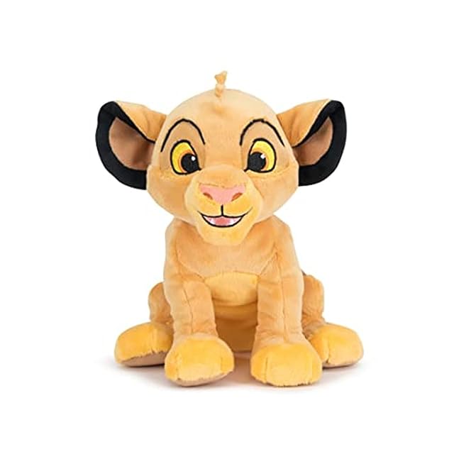 Simba- Peluche Disney 35cm, Relleno Fabricado con Material 100% Reciclado, Licencia Disney 100% Original, Apto para Todas Las Edades (6315876251)