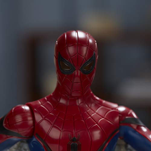 Spider-Man Boneco Figura de Ação Homem Aranha Eletrônico Vermelho/Azul/Cinza 16