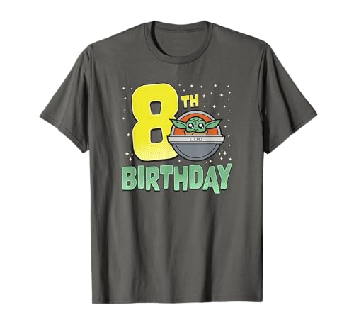 T-shirt Grogu anniversaire 8 ans l'idée cadeau parfaite pour jeune fan de Star Wars