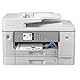 Glowster Multifunktionaler Tintenstrahldrucker, Scannen, Drucken, Kopieren, Faxen, A4, kabellose Konnektivität, ideal für Büros und Zuhause.