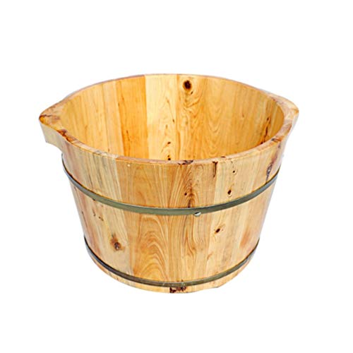 Cubeta de madera para spa de pies para adultos
