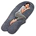 Wndy's Dream Oreiller de Grossesse | Oreiller d'allaitement | 100% Peluche Molle ÖKO-TEX Tres Bon | Oreiller latéral avec Couverture Lavable Supports Dos, estomac
