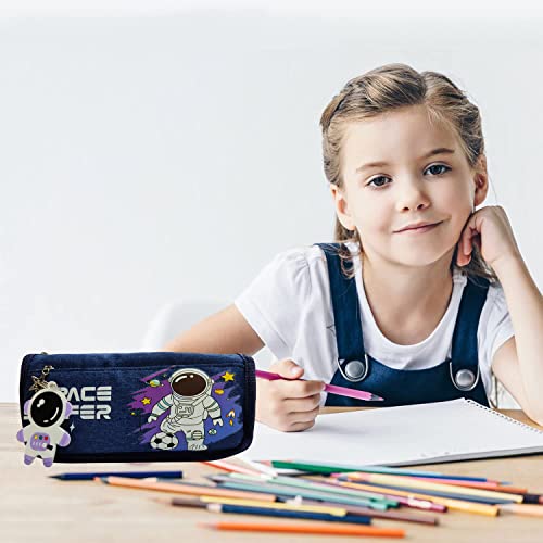 Image of Party Propz Pencil Pouch for Boys - Space Theme Pencil Pouches for Stationary | Aesthetic Pencil Case for College Students | School Pouch for Boys Stylish | Cute Pen Pouch Korean Bag