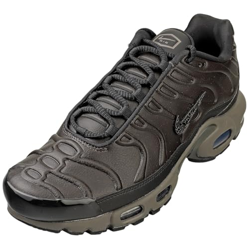 Nike Chaussures Air Max Plus Premium pour homme (HJ4519-200, thé noir/marron petra/gris olive/noir), Thé noir/marron Petra/gris olive/noir, 43 EU