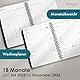 Kalender 2025 2026 A5 - Terminkalender, Lehrerplaner, Schülerplaner, Uni Planer 2025 2026 - Wochenplaner Buchkalender - Terminplaner, Notizbuch mit Kalender Buch 2025 2026 - Juli 2025 - Dezember 2026